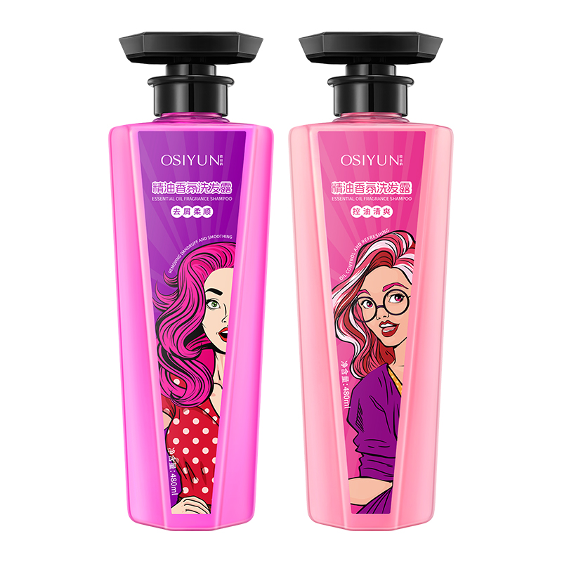 LS101433-LS101434欧丝韵-精油香氛洗发露480ml（去屑柔顺+控油清爽）